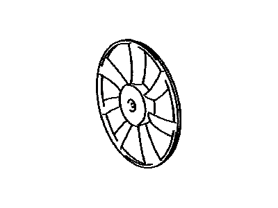 Toyota Sienna Fan Blade - 16361-0P120