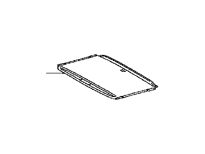 Toyota 63306-AE011-B0 Trim Sub-Assy, Sunshade