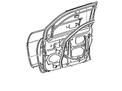 Toyota 67001-AE022 Panel Sub-Assembly, Door