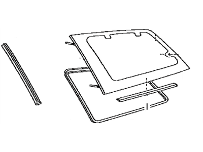 Toyota 62740-AE030 Window Assy, Side, Rear LH