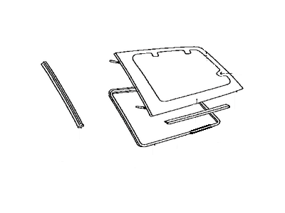 Toyota 62730-AE020 Window Assy, Side, Rear RH