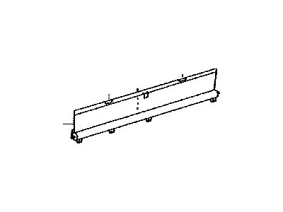 Toyota 65907-08010 Curtain Sub-Assy, Rear RH