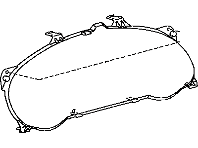 Toyota 83852-08180 Glass, Combination Meter