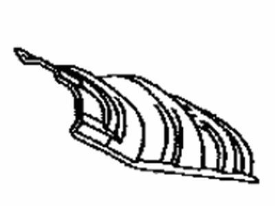 Toyota 58151-08020 INSULATOR, Front Floor Heat
