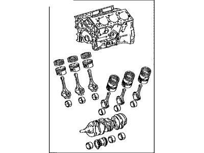 Toyota 11400-0A120 Block Assembly, Short