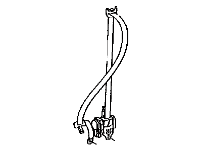 Toyota 73210-AE022-B0 Belt Assembly, Front Seat