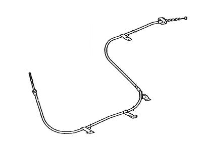 Toyota Sienna Parking Brake Cable - 46410-08040