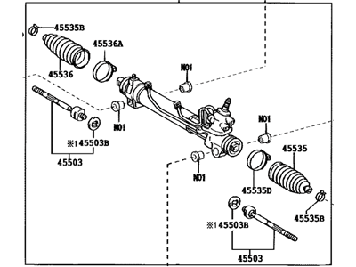 Toyota 44250-08041 Gear Assembly, Power Ste