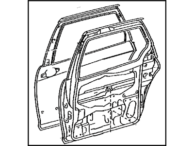 Toyota 67004-08071 Panel Sub-Assy, Rear Door, LH