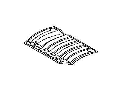 Toyota 58327-08020 Insulator, Main Muffler Heat