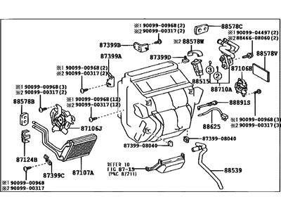 Toyota 87050-08030 Radiator Assy, Air Conditioner