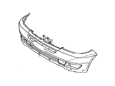 2010 Toyota Sienna Bumper - 52119-AE904