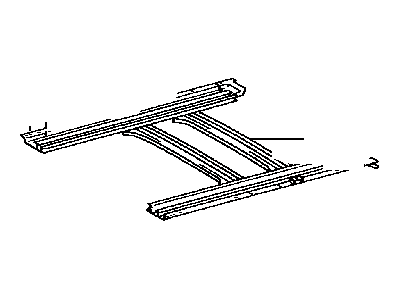 Toyota 63202-08040 Rail Sub-Assembly, Slide