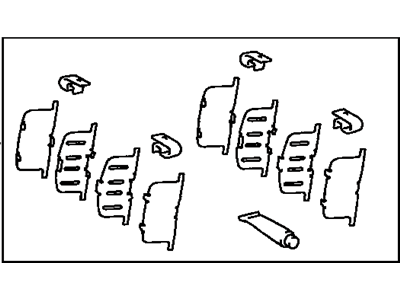 Toyota 04946-33020 SHIM Kit, Anti SQUEAL