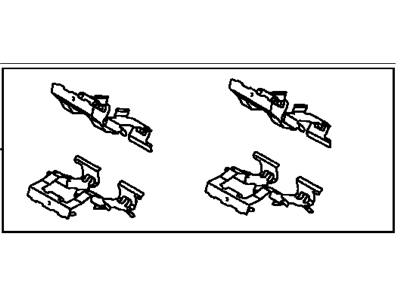 Toyota 04948-33020 Fitting Kit, Disc Brake, Rear