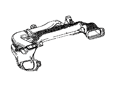 Toyota 55084-02450 Duct Sub-Assembly, HEATE