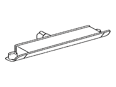 Toyota 81570-47050 Lamp Assembly, Stop Center