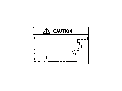 Toyota 74559-48010 Label, Fuel Information