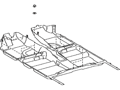 Toyota 58510-47400-B3 Carpet Assembly, Floor