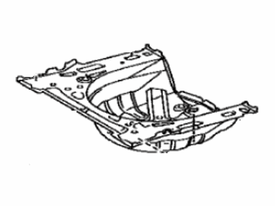 Toyota 58311-47090 Pan, Rear Floor