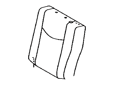 Toyota 71078-47250-G3 Rear Seat Back Cover, Left (For Separate Type)