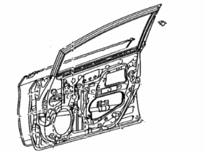 Toyota 67002-47080 Panel Sub-Assembly, Front D