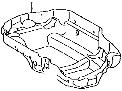 Toyota 77641-47050 Protector, Fuel Tank