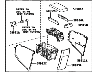 Toyota 58901-47191-B3