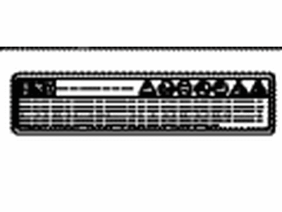 Toyota G9569-47070 Label, Lithium Ion B