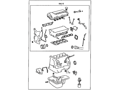 Toyota 04111-22800 Gasket Kit, Engine Overhaul