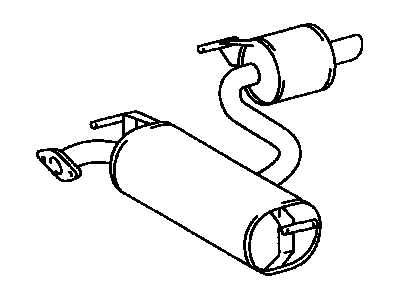 2000 Toyota Celica Exhaust Pipe - 17430-22080