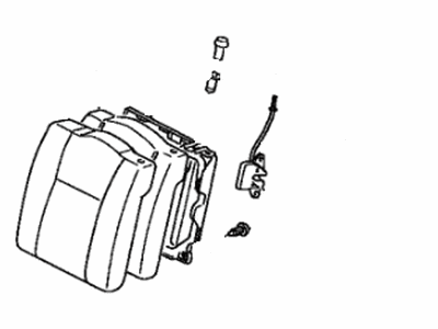 Toyota 71490-2D260-C0 Back Assembly, Rear Seat, LH