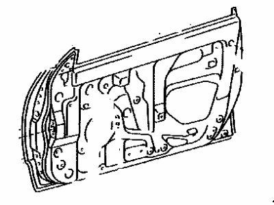 Toyota 67001-2B170 Panel Sub-Assy, Front Door, RH