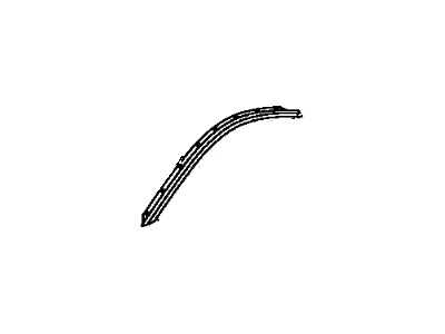 Toyota 75552-20500 Moulding, Roof Drip Side Finish, LH