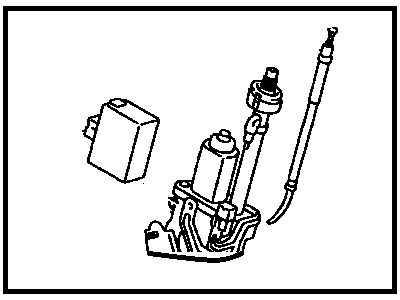 Toyota 86337-20320 Rod & Pipe, Sealed W/Cable