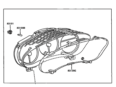 Toyota Celica Instrument Cluster - 83800-2B050