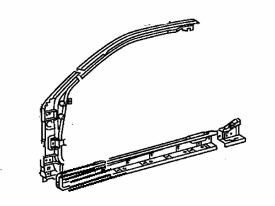 Toyota 61108-20140 Reinforce Sub-Assy, Front Body Pillar, Lower RH