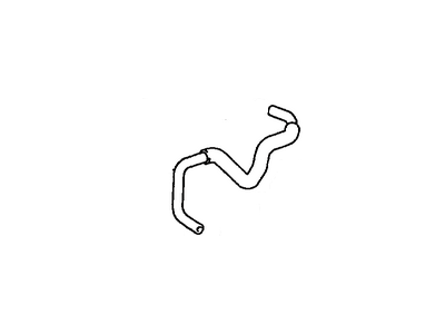 2005 Toyota Celica Coolant Reservoir Hose - 16472-88600