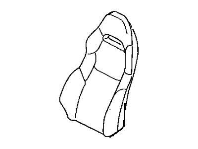 Toyota 71073-2H300-C0 Front Seat Back Cover, Right(For Separate Type)