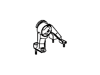 Toyota 12371-22060 Insulator, Engine Mounting, Rear