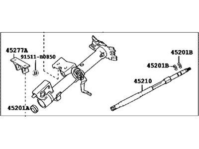 2005 Toyota Celica Steering Column - 45250-2G331