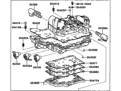 Toyota 35410-52041 Body Assy, Transmission Valve