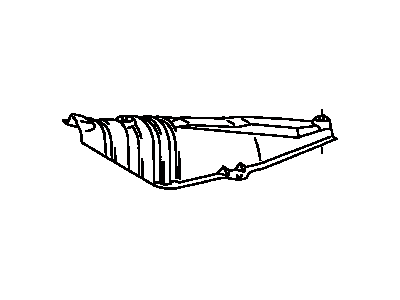 Toyota 58151-02170 INSULATOR, Front Floor Heat