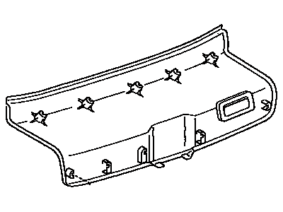 Toyota 67751-20010-B1 Board, Back Door Trim