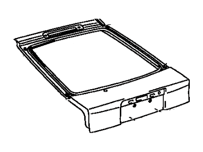 Toyota 67005-2B720 Panel Sub-Assy, Back Door