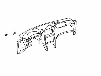 Toyota 55301-20201-B0 Panel Sub-Assy, Instrument