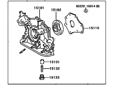 Toyota 15100-62050