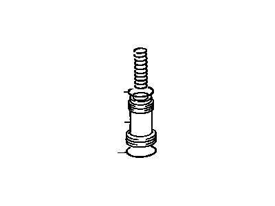 Toyota 90501-25027 Spring, Compression