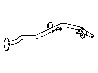 Toyota 16268-75080 Pipe, Water By-Pass