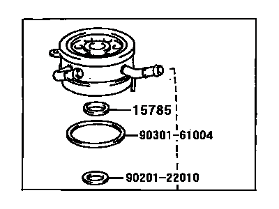 1998 Toyota 4Runner Oil Cooler - 15710-75011